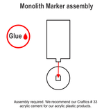 Monolith Markers (set of 5)