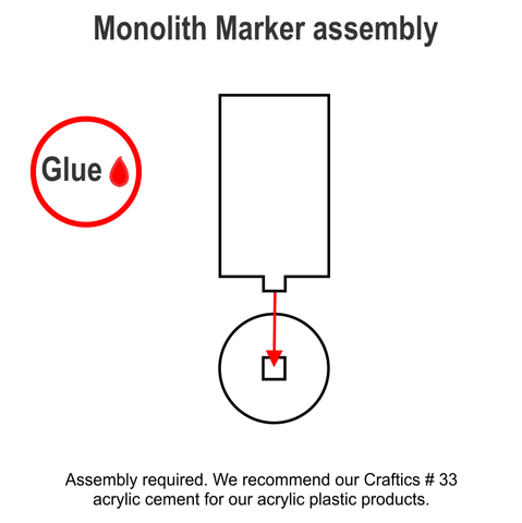 Monolith Markers (set of 5)