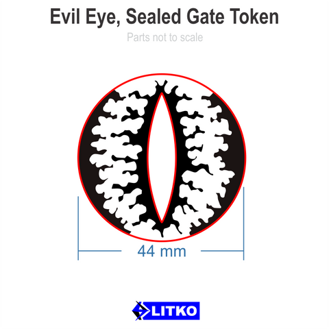 Evil Eye, Sealed Gate Tokens (set of 3)