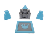 Castles compatible with Kingdomino™ - Light Blue (set of 4)
