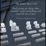 [LIMITED EDITION COLOR]  3D Printed Upgraded Tokens compatible with Catan™ - Marble (set of 24)