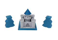 [LIMITED EDITION COLOR] Castles compatible with Kingdomino™ - Mermaid's Tail (set of 4)