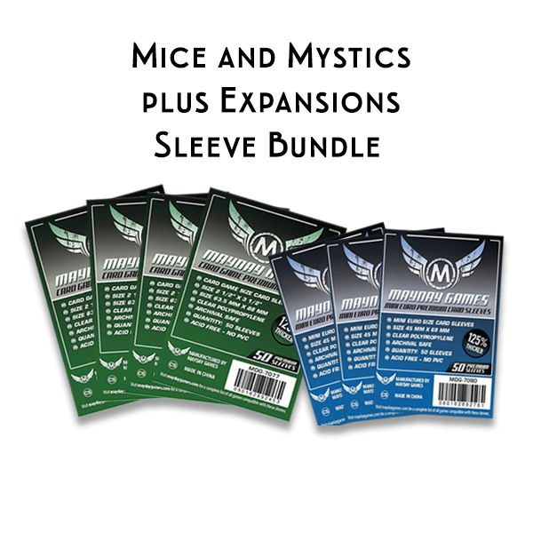 Card Sleeve Bundle: Mice and Mystics plus Expansions Card Sleeve Bundle: Mice and Mystics plus Expansions