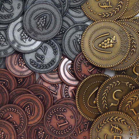 Custom Metal Lira Coins (set of 72)
