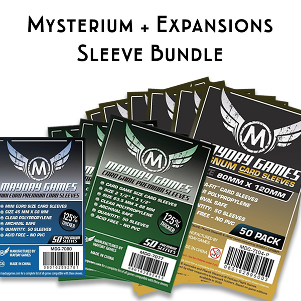 mysterium card sleeves "Mysterium" Compatible Card Sleeve Bundle