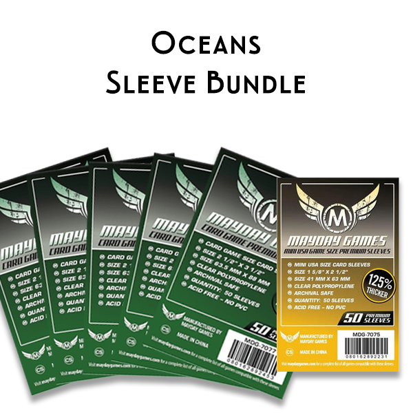 Top Shelf Gamer | The Best Oceans Upgrades and Accessories | Card Sleeve Bundle: Oceans Top Shelf Gamer | The Best Oceans Upgrades and Accessories | Card Sleeve Bundle: Oceans