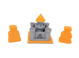 Castles compatible with Kingdomino™ - Orange (set of 4)
