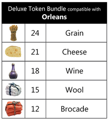 Orleans™ compatible Deluxe Token Bundle (set of 90)