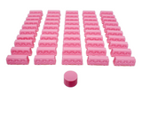 3D Printed Train Set - Light Pink (set of 51)