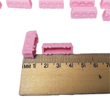 3D Printed Train Set - Light Pink (set of 51)