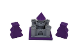 Castles compatible with Kingdomino™ - Purple (set of 4)