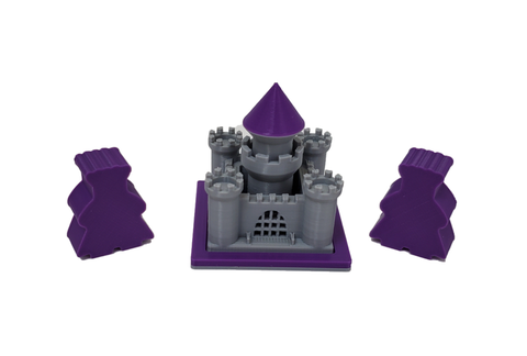 Castles compatible with Kingdomino™ - Purple (set of 4)