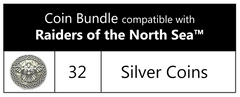 Raiders of the North Sea™ compatible Metal Coin Bundle (set of 32)