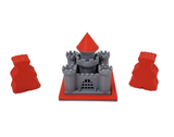 Castles compatible with Kingdomino™ - Red (set of 4)