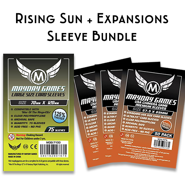 Card Sleeve Bundle: Rising Sun + Expansions Card Sleeve Bundle: Rising Sun + Expansions