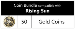 Rising Sun™ compatible Metal Coin Bundle (set of 50)