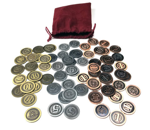 Suburbia™ compatible Metal Coin Bundle (set of 70)