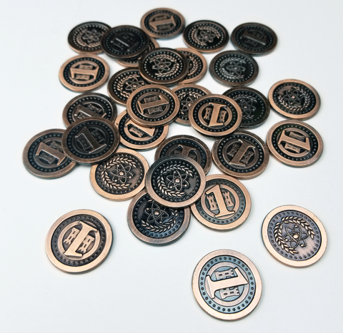 Suburbia™ compatible Metal Coin Bundle (set of 70)