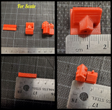 3D Printed Upgraded Tokens compatible with Catan™ - Yellow (set of 24)