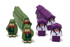 Worker Meeples compatible with Scythe: Invaders from Afar™ (set of 16)