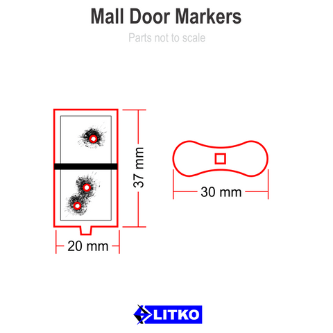 Mall Door Markers (5) [clearance]