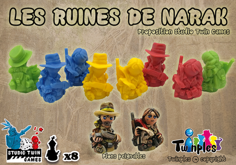 Twinples for Lost Ruins of Arnak™ (set of 8)