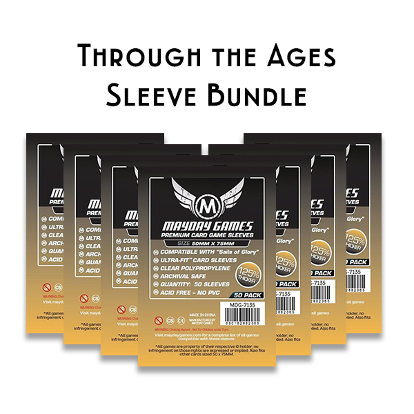 through the ages card sleeves Sleeve Bundle: Ages™ Size and Zones:32