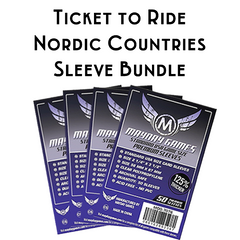 Card Sleeve Bundle: Ticket to Ride™, Nordic Countries