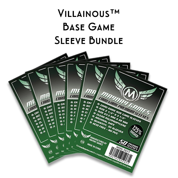 Card Sleeve Bundle: Villainous Base Game Card Sleeve Bundle: Villainous Base Game