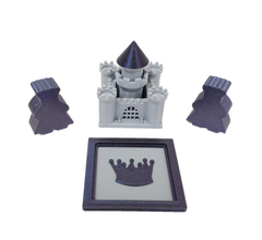 [LIMITED EDITION COLOR] Castles compatible with Kingdomino™ - Wizard's Voodoo (set of 4)