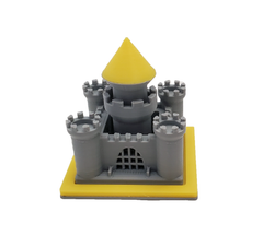 Castles compatible with Kingdomino™ - Yellow (set of 2)
