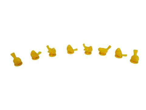 Birds compatible with Wingspan™ - Yellow (set of 8)