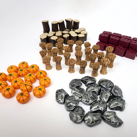 Agricola™  compatible Deluxe Resource Tokens (set of 105)