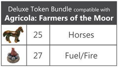 Deluxe Token Bundle compatible with Agricola: Farmers of the Moor - Top Shelf Gamer