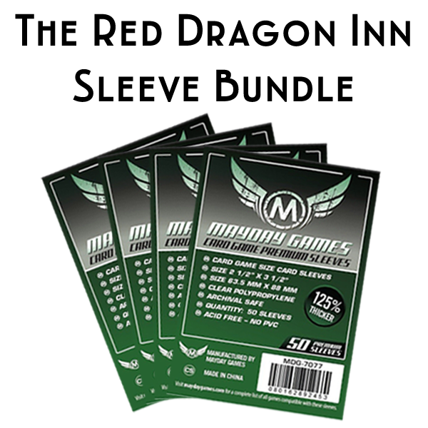 Top Shelf Gamer | Card Sleeve Bundle: Red Dragon Inn Top Shelf Gamer | Card Sleeve Bundle: Red Dragon Inn