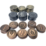 Brass™ compatible Metal Coin Bundle (set of 80)