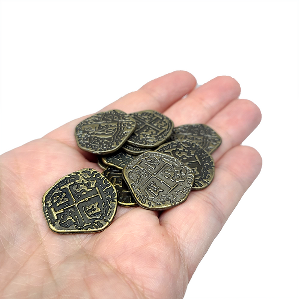 Top Shelf Gamer Common Metal Coins Antique Bronze (set of 10)