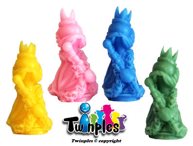 Twinples compatible with Kingdomino™ (set of 4)