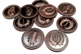 Colonial Coins Set in Burgundy Bag (set of 50)