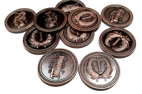 Colonial Copper Coins (set of 10)