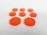 Acrylic Resource Tokens compatible with Terraforming Mars™ Expansion: Colonies™ (set of 8)