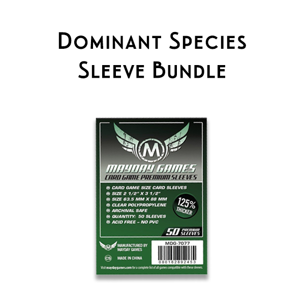 Top Shelf Gamer | The Best Dominant Species Upgrades and Accessories | Card Sleeve Bundle: Dominant Species Top Shelf Gamer | The Best Dominant Species Upgrades and Accessories | Card Sleeve Bundle: Dominant Species