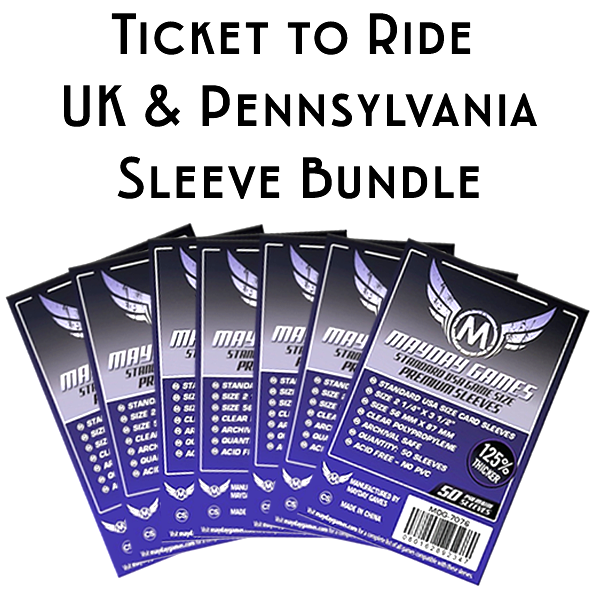 card sleeves wingspan Top Shelf Gamer | The Best Ticket to Ride Upgrades and Accessories