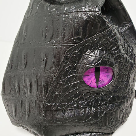 Standing Dragon Eye (Purple) Drawstring Bag