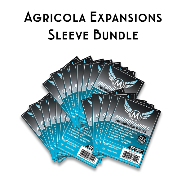Top Shelf Gamer | The Best Agricola Upgrades and Accessories | Card Sleeve Bundle: Agricola Expansion Top Shelf Gamer | The Best Agricola Upgrades and Accessories | Card Sleeve Bundle: Agricola Expansion