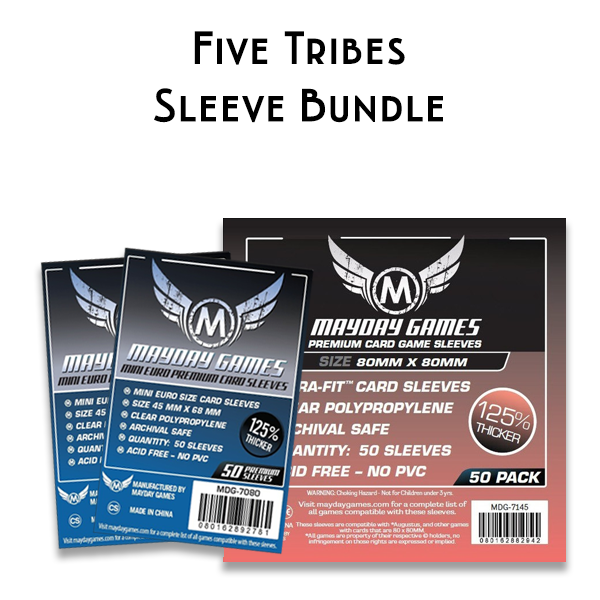 best sleeves for cards Top Shelf Gamer | The Best Five Tribes Upgrades and Accessories