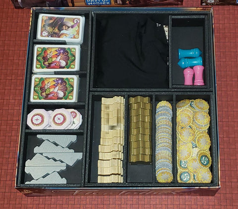 Five Tribes™ version 2 Foamcore Insert (pre-assembled)
