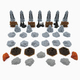 Full scenery upgrade kit compatible with Gloomhaven: Jaws of the Lion™ (set of 114)