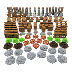 Full scenery upgrade kit compatible with Gloomhaven: Jaws of the Lion™ (set of 114)