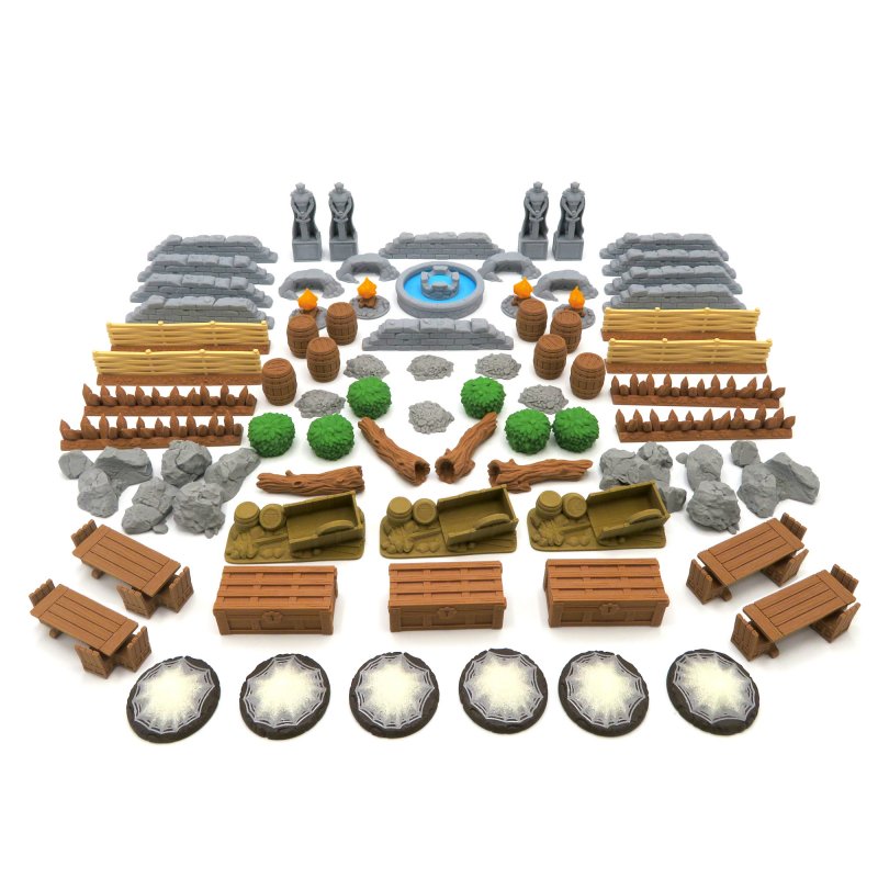 Full Scenery Pack for Journeys in Middle Earth (LOTR) - 77 Pieces Full Scenery Pack for Journeys in Middle Earth (LOTR) - 77 Pieces